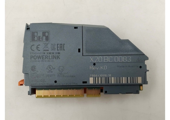 Регулятор POWERLINK V1/V2 автобуса СИСТЕМЫ PLC X20BC0083 B&amp;R X20 контролировал узел