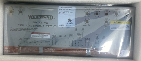 Вудвард 9907-023 Управление скоростью действия вперед 4 ‰ 20 mA или 1 ‰ 5 Vdc 2301A -40 до +158 °F