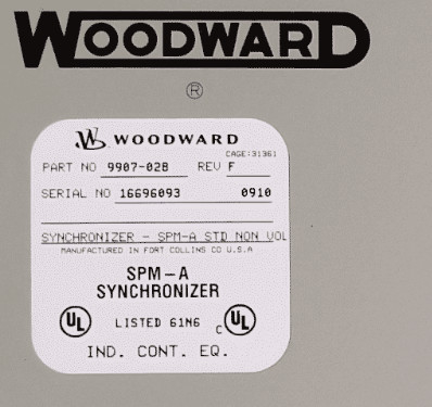 Woodward 9907-028 SPM-A STD НЕВОЛТАЖНЫЙ СОГЛАС (EMC) СОГЛАС 50/60Гц