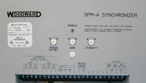 Woodward 9907-028 SPM-A STD НЕВОЛТАЖНЫЙ СОГЛАС (EMC) СОГЛАС 50/60Гц