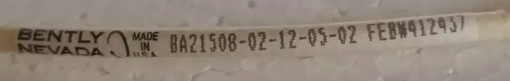 Bently Nevada 21508-02-12-05-02 7200 Системы близостного преобразователя 8 мм Обратный монтажный зонд