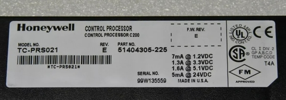 TC-PRS021 Модуль управления процессором Honeywell Модуль C200 Модуль DCS Части Модуль PLC