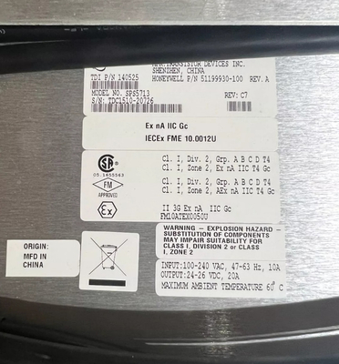 51199930-100 Honeywell Главная стойка электроснабжения Рек ПЛК система управления