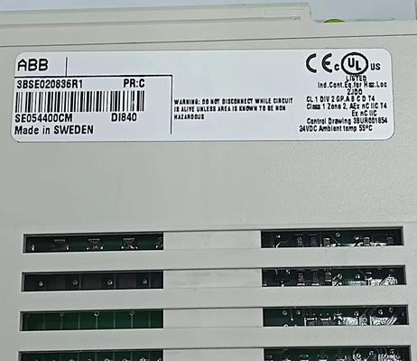 ABB DI840 3BSE020836R1 Цифровой вход 24V S/R 16 каналов Модуль для S800 I/O