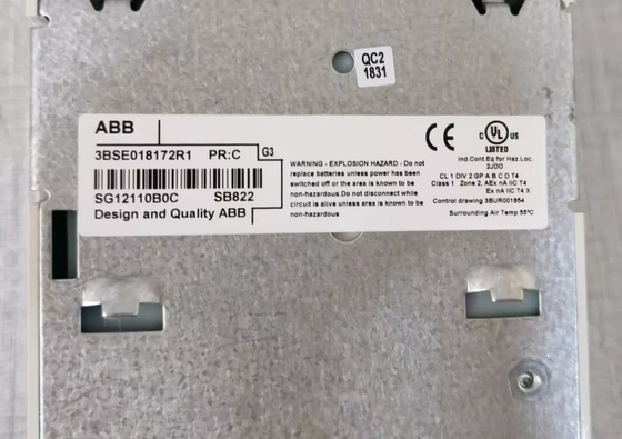 ABB SB822 3BSE018172R1 Модуль ввода/вывода зарядной батареи S800