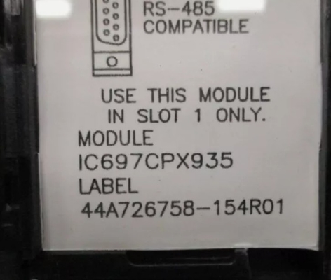 IC697CPX935 GE Single Slot CPU с тремя серийными портами 32 бита Центральный блок обработки плавающей точки