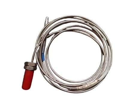 PR6424/010-100 EPRO M18 x 1,5 с металлической защитной трубой длиной рукава 40 мм