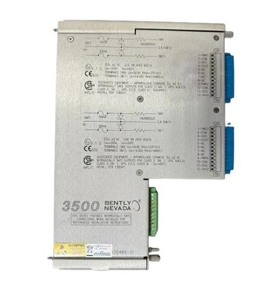 3500/42M-05-00 135489-02 Бентли Невада модуль ввода/вывода с внутренними барьерами