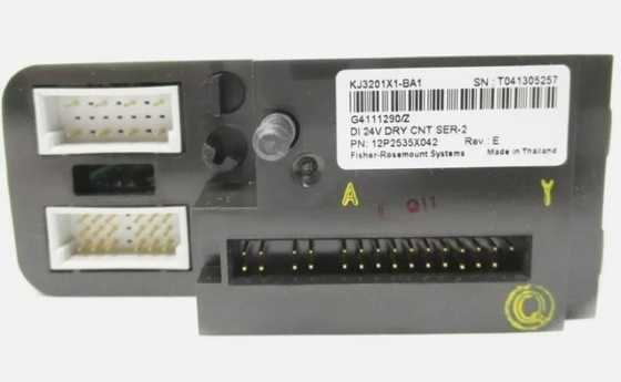 Карта KJ3201X1-BA1 Emerson EPRO DI 8-канальная 24 VDC с сухим контактом серии 2