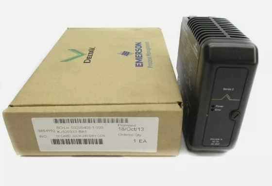 КК3203X1-BA1 Emerson DI 32-канальная 24 VDC сухие контактные карты