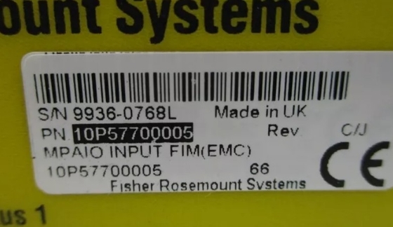 10P57700005 Emerson Interface Board Аналогический вход 16 точка 4-20 мА