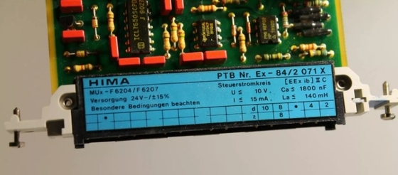 F6204 HIMA PLC Module Improve Efficiency Controller Модуль питания системы