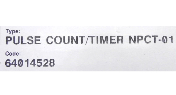 NPCT-01 64014528 Блок импульсного счетчика-таймера ABB