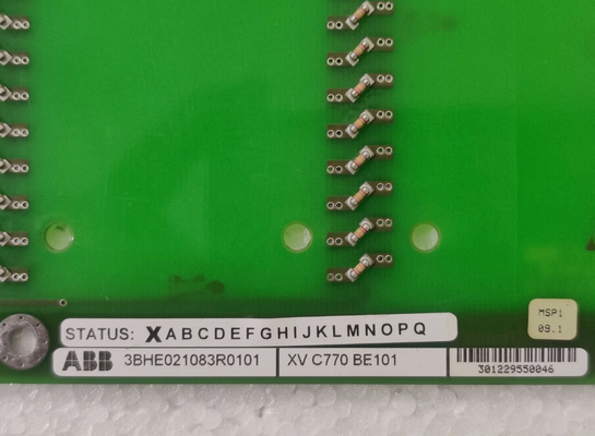 XVC770BE101 3BHE021083R0101 Площадка высокоскоростного тока ABB