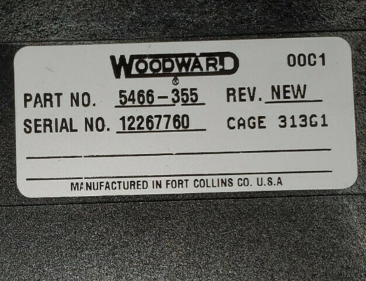 5466-355 Woodward Netcon Remote Cassis Module