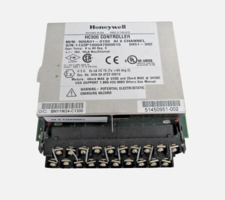 Honeywell 900A01-0102 8-канальный аналоговый модуль ввода общего назначения для управления процессом HC900