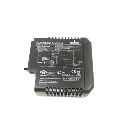 Модуль выхода стороны 24V KJ3202X1-BA1 Emerson EPRO DeltaV высокий сплавил Blk 12P2536X062 терминала I/O