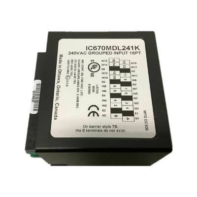 IC670MDL640 Pos I/O 24VDC поля GE GE Fanuc/отрицательный дискретный модуль входного сигнала Дженерал Электрик