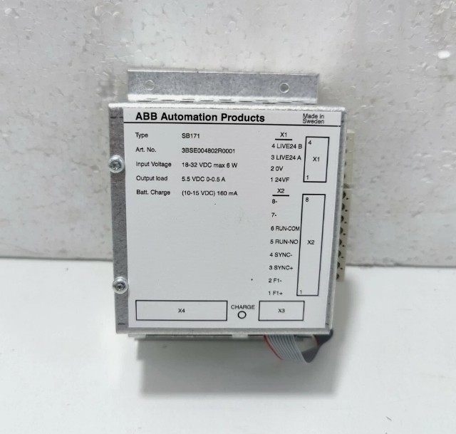 SB171 3BSE004802R1 АББ резервный источник питания 12 В 4 Ач для промышленных систем управления