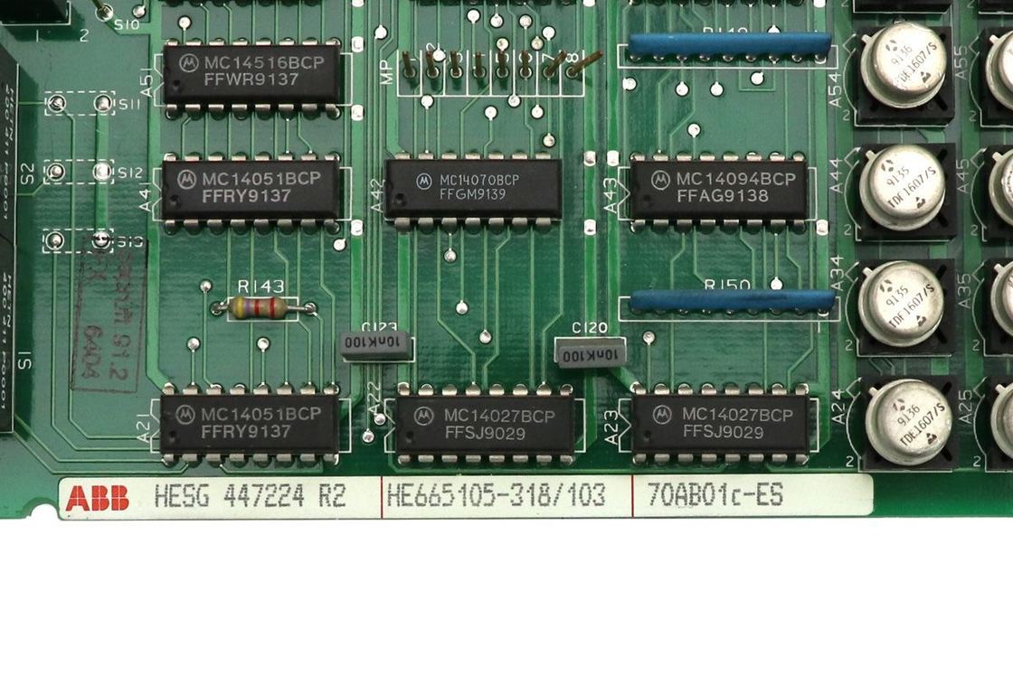 Модуль управления цифровым выходом ABB 70AB01C-ES HESG 447224 R2 компактный 16*16*12 см
