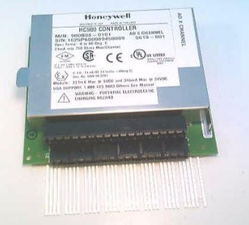 Honeywell 900B08-0101 PLC 8-канальный аналоговый выходный модуль с изоляцией 24VDC и 500VDC для контроллера HC900
