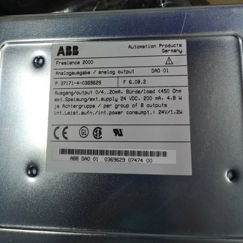 Шкаф ввода аналога V3 запасных частей PLC DAI01 ABB основал модули Y0369628M I/O